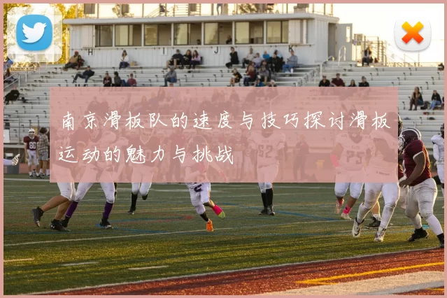 南京滑板队的速度与技巧探讨滑板运动的魅力与挑战