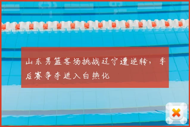 山东男篮客场挑战辽宁遭逆转，季后赛争夺进入白热化