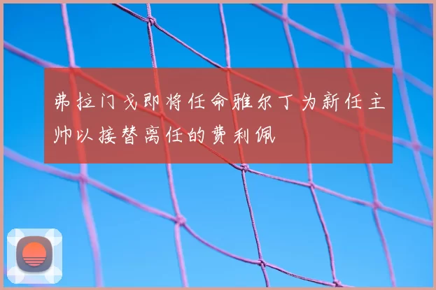 弗拉门戈即将任命雅尔丁为新任主帅以接替离任的费利佩