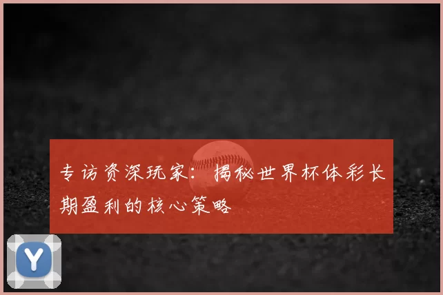 专访资深玩家:揭秘世界杯体彩长期盈利的核心策略